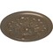 Ekena Millwork Legacy Acanthus Ceiling Medallion (Fits Canopies up to 3 1/2"), 12 3/4"OD x 7/8"P, Warm Silver CM12LEWSS - alternate 4